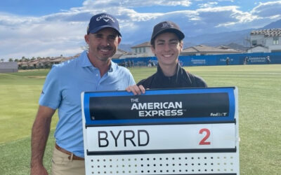 The First Tee Coachella Valley selected two junior golfers to participate in the Junior Course Reporter program during The American Express at PGA WEST.