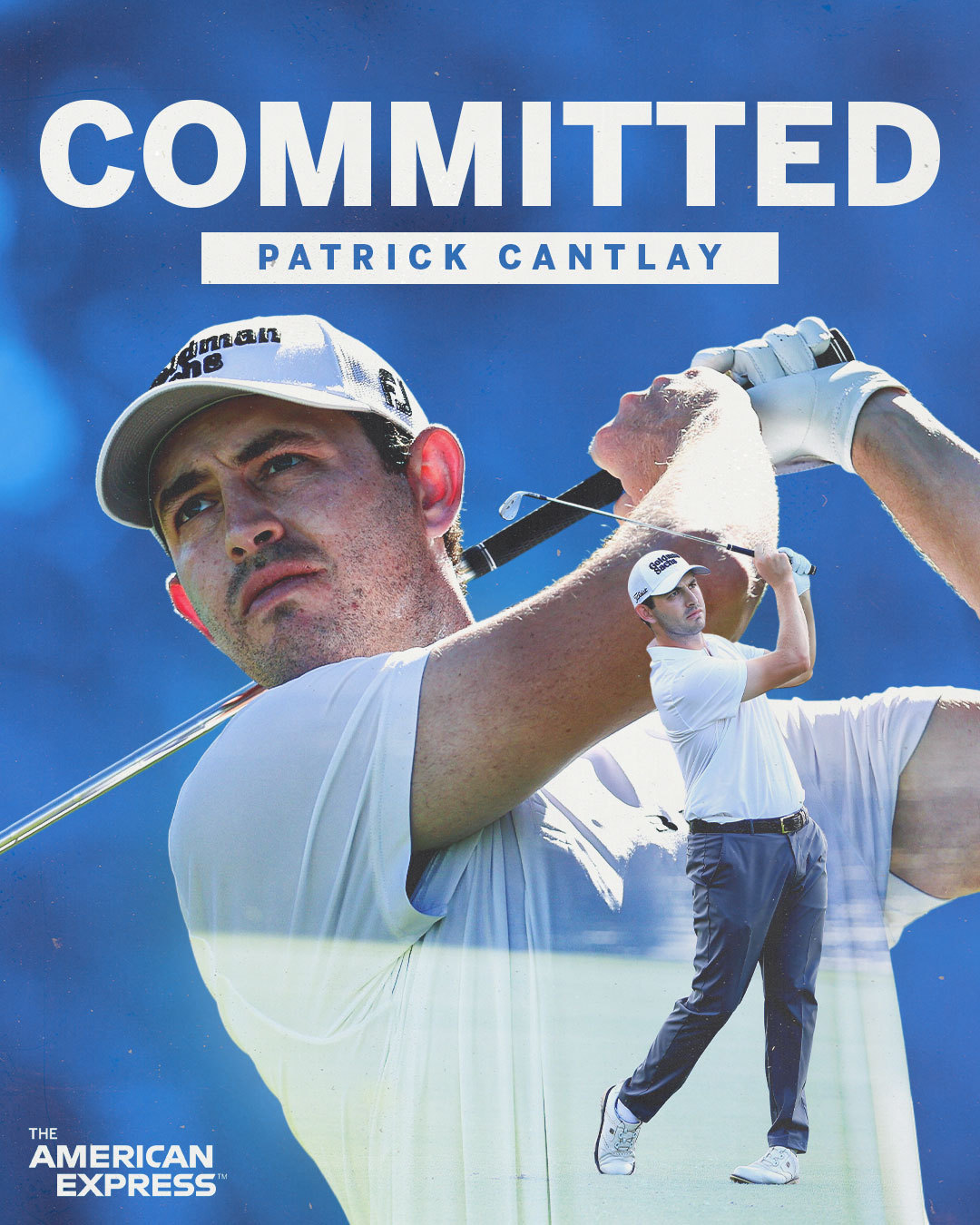 Patrick person swinging golf club