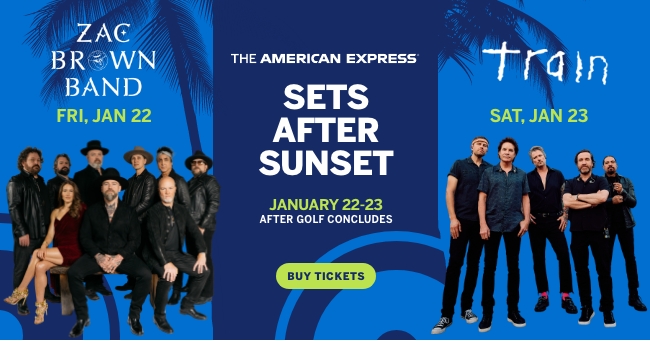 COUNTRY AND ROCK SUPERSTARS ZAC BROWN BAND AND TRAIN TO HEADLINE THE 2027 AMERICAN EXPRESS® CONCERT SERIES JAN. 22-23 AT PGA WEST®